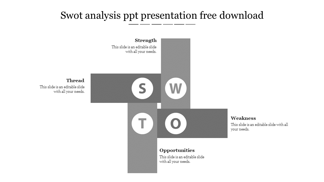 swot analysis ppt presentation free download-Gray